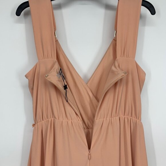 BCBGeneration Dress Pink V Neck Sleeveless Mini Jersey Romantic - Picture 11 of 12